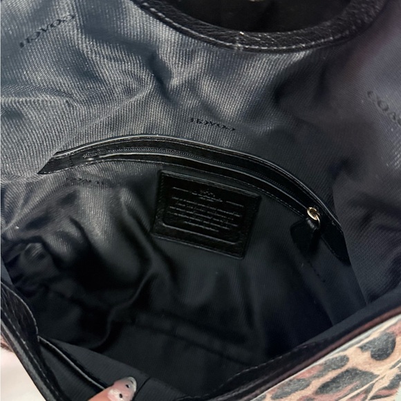 Coach leopard calf hair shoulder bag - Picture 10 of 10